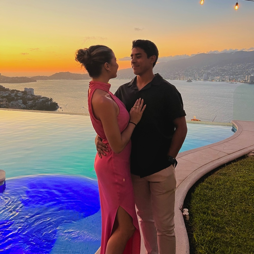 Chic Backless Pink Dress